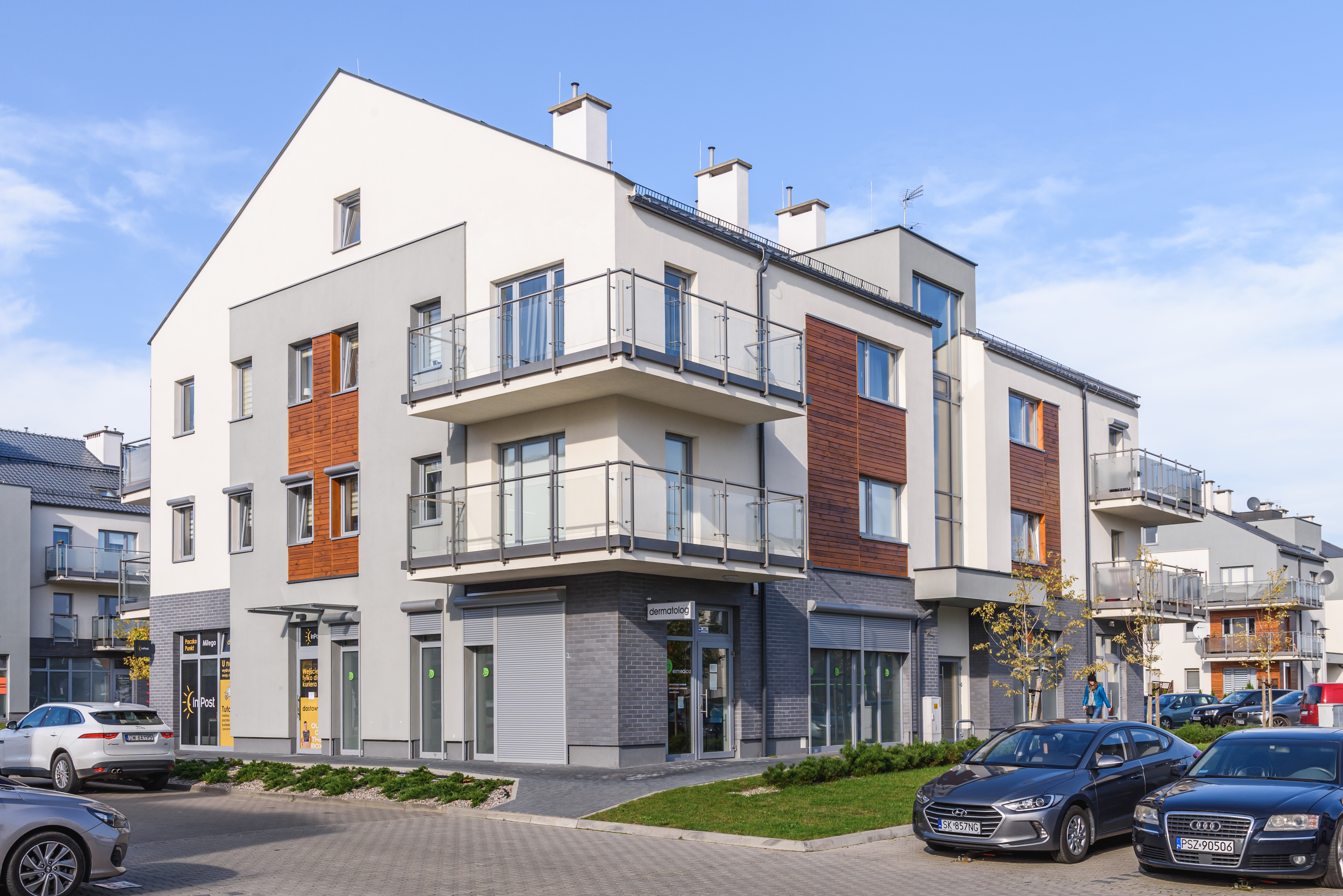 Osiedle Tarnowo Centrum Zespół budynków mieszkalno-usługowych Parking